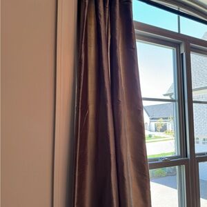 Light Filtering Silk Drapes